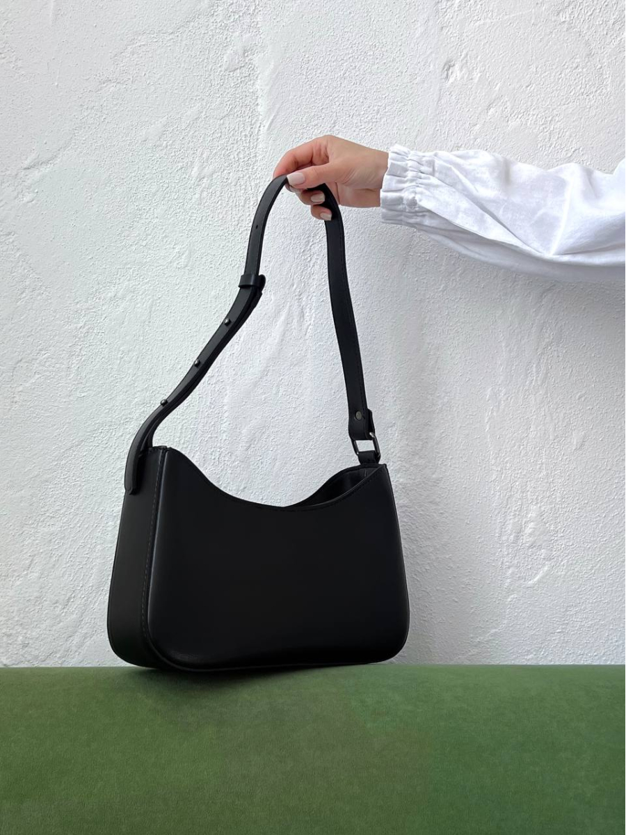 Клатч-багет ДЖЕСІКА чорний LEMAN LM4399-1