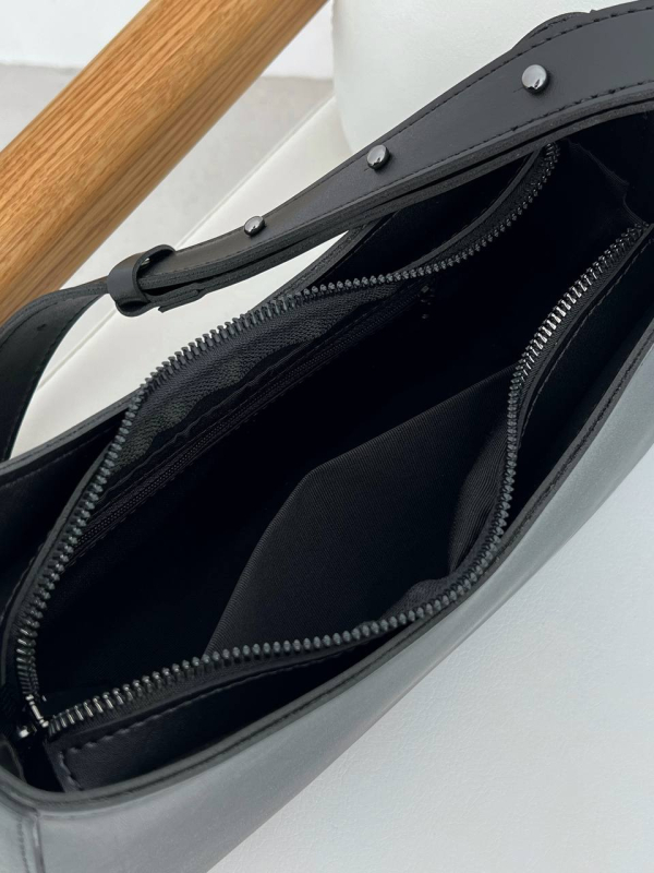 Клатч-багет ДЖЕСІКА чорний LEMAN LM4399-1