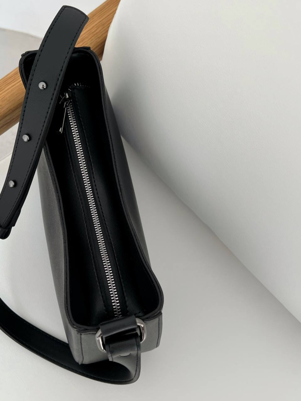 Клатч-багет ДЖЕСІКА чорний LEMAN LM4399-1