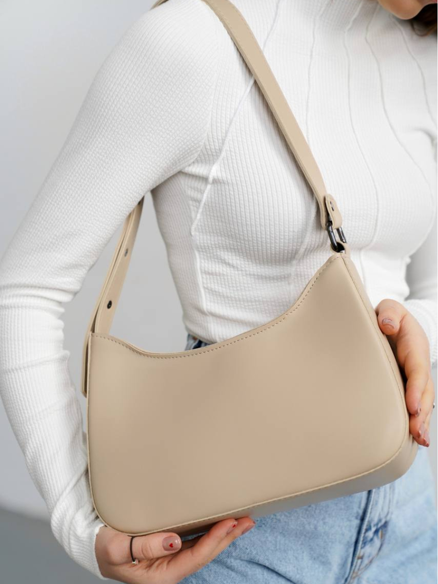 Клатч-багет ДЖЕСІКА бежевий LEMAN LM4399-2