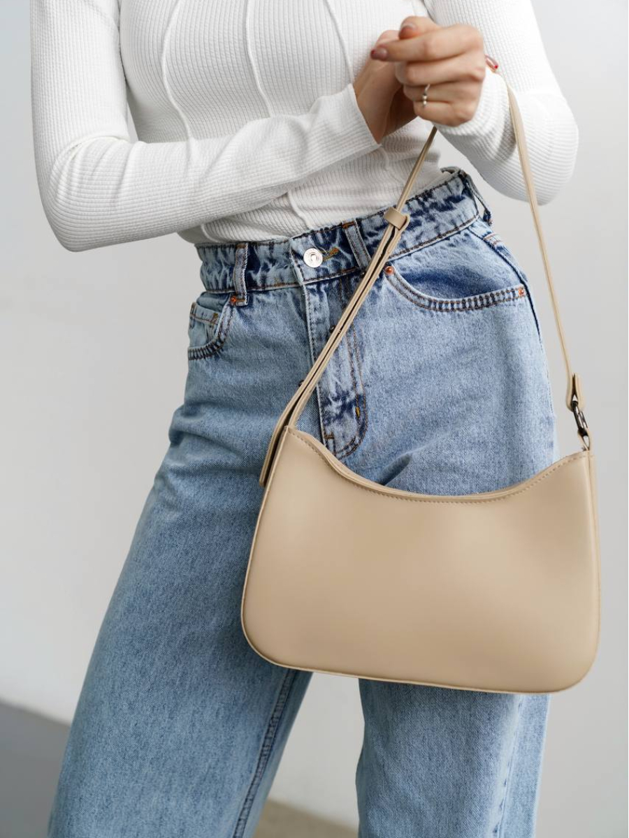 Клатч-багет ДЖЕСІКА бежевий LEMAN LM4399-2