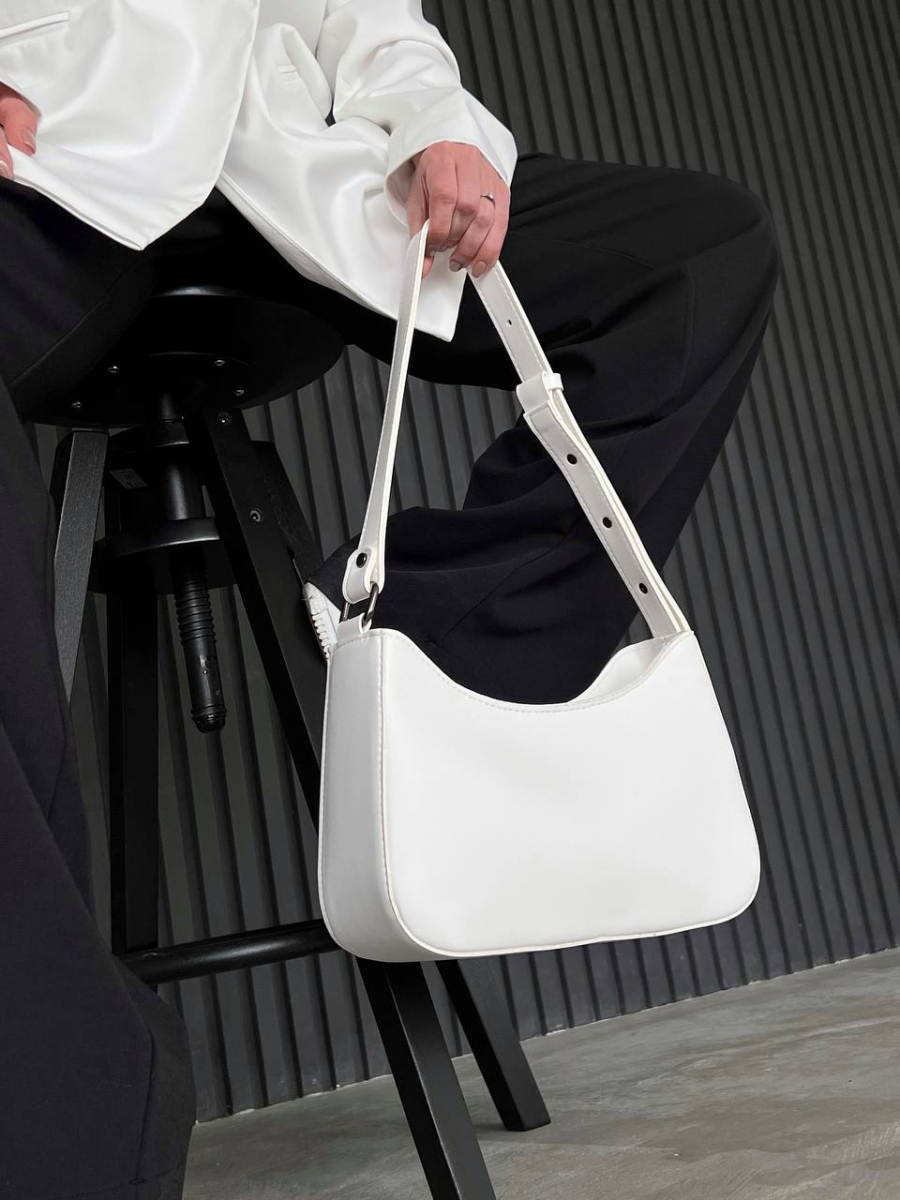 Клатч-багет ДЖЕСІКА білий LEMAN LM4399-3