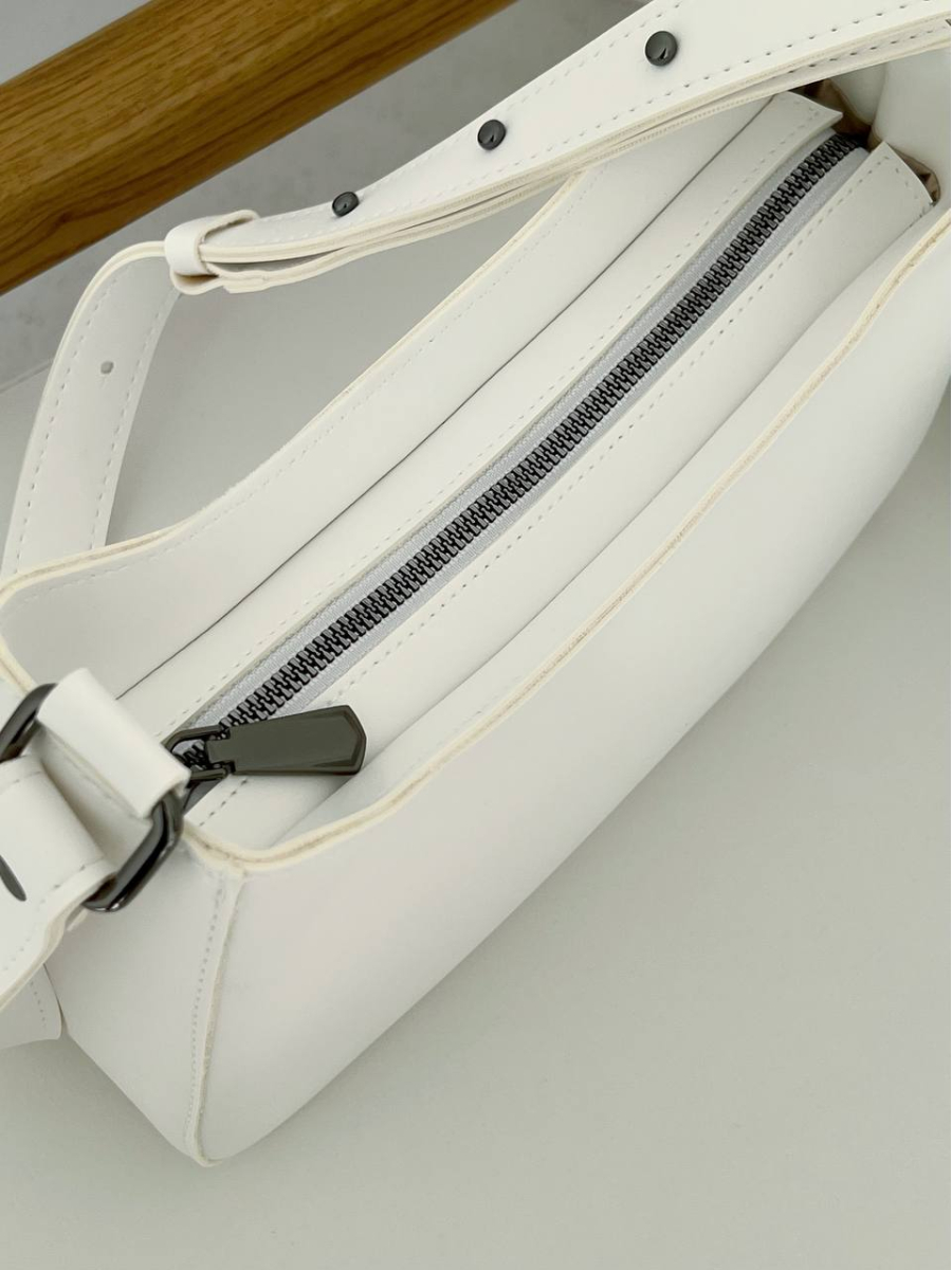 Клатч-багет ДЖЕСІКА білий LEMAN LM4399-3