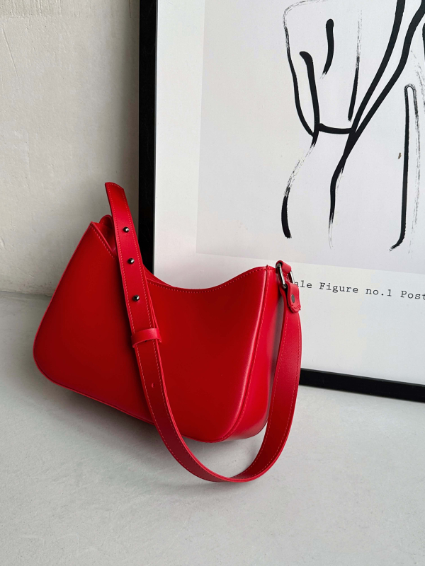 Клатч-багет ДЖЕСІКА червоний LEMAN LM4399-5