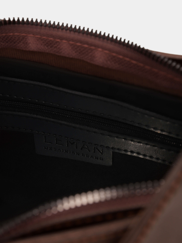 Клатч-багет ДЖЕСІКА шоколадний LEMAN LM4399-8