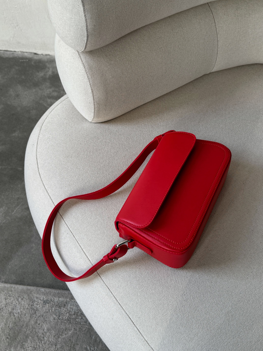 Клатч-багет АДЕЛЬ червоний LEMAN LM4681-4