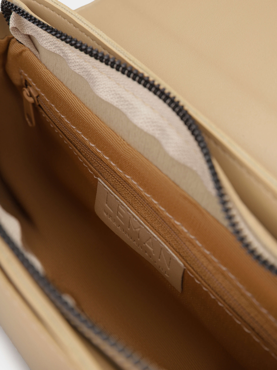 Клатч-багет АДЕЛЬ бежевий LEMAN LM4681-8