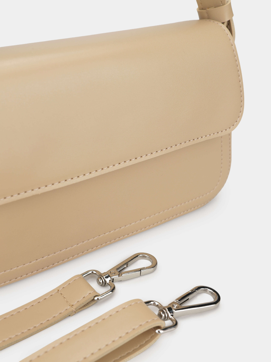 Клатч-багет АДЕЛЬ бежевий LEMAN LM4681-8