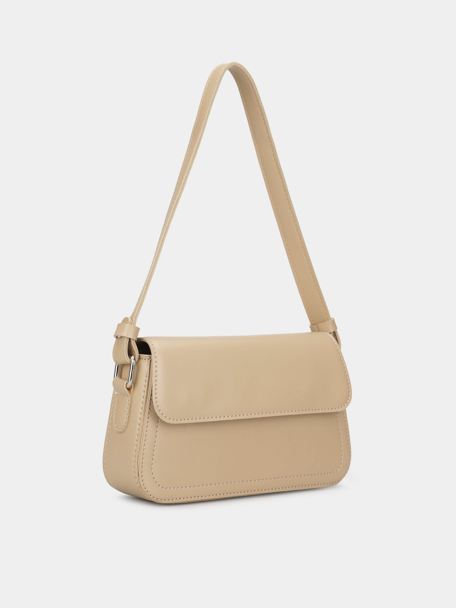 Клатч-багет АДЕЛЬ бежевий LEMAN LM4681-8