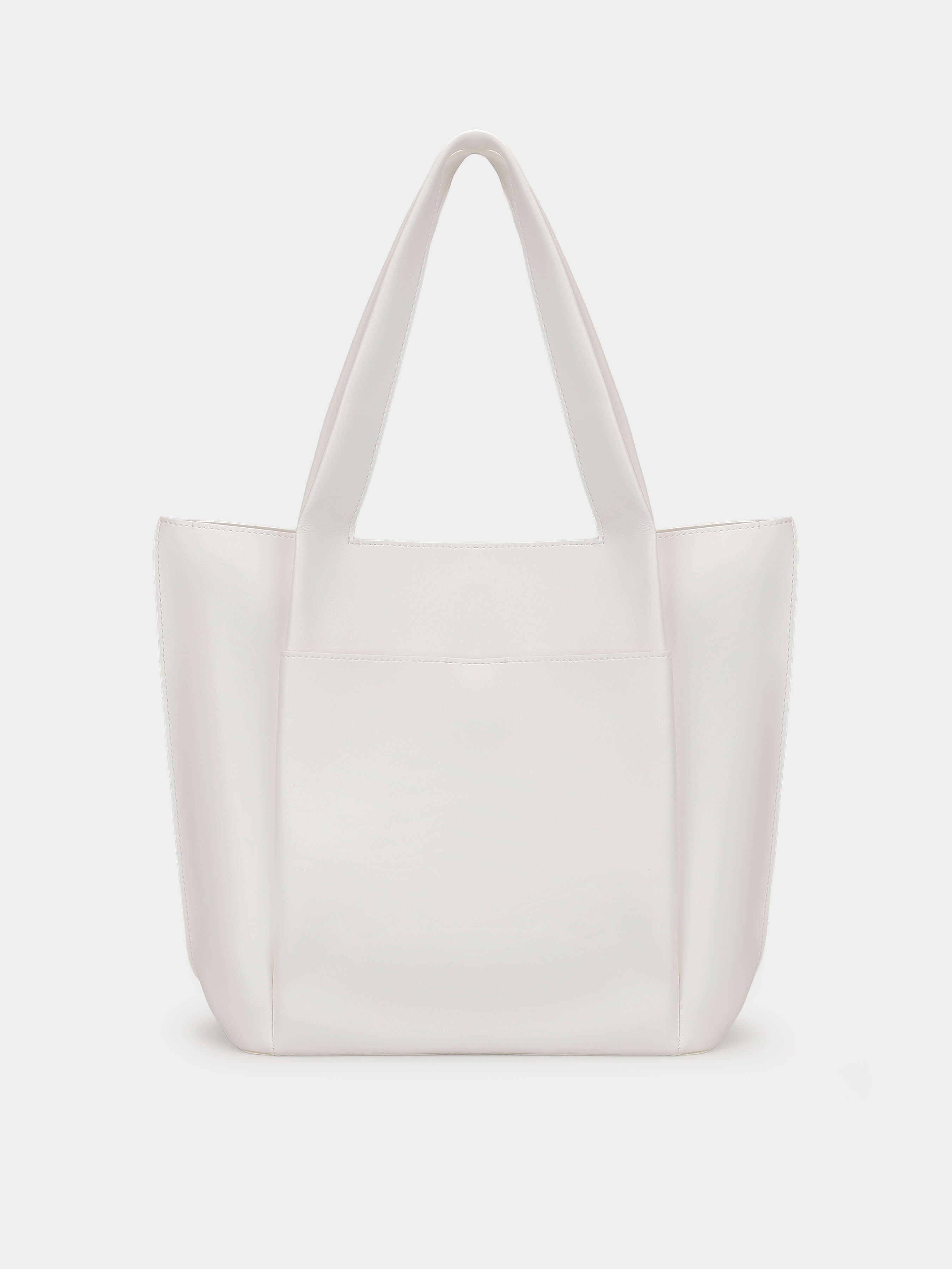 Сумка-шопер РІАННА біла LEMAN LM3041-6