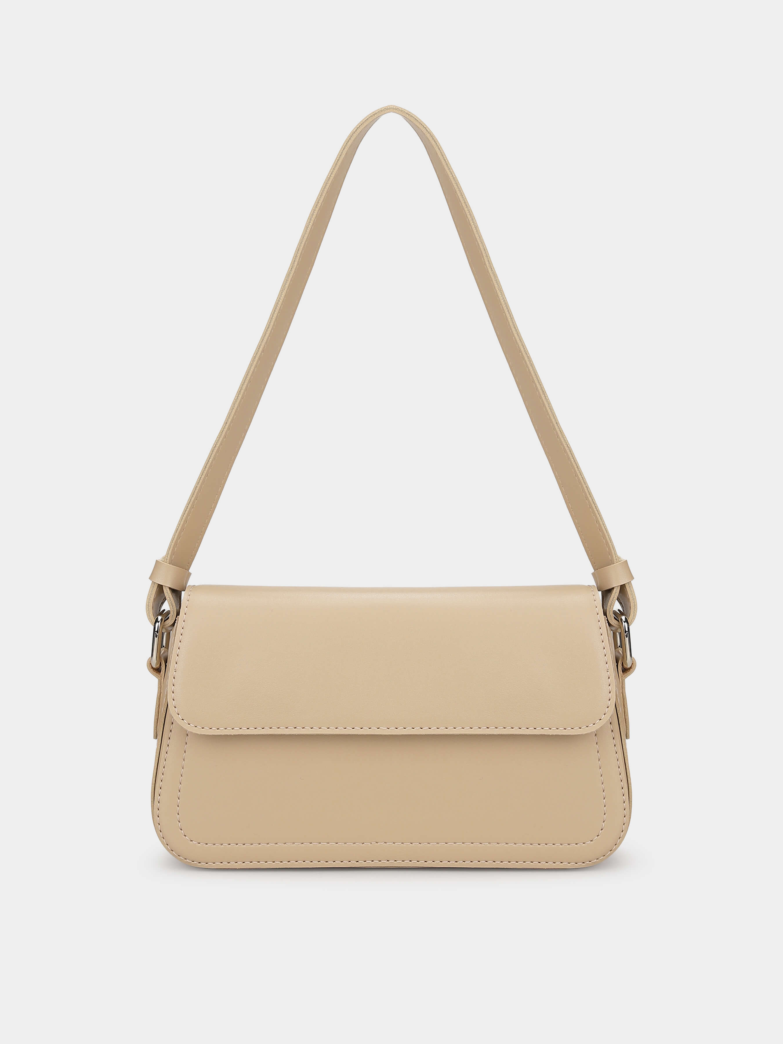 Клатч-багет АДЕЛЬ бежевий LEMAN LM4681-8